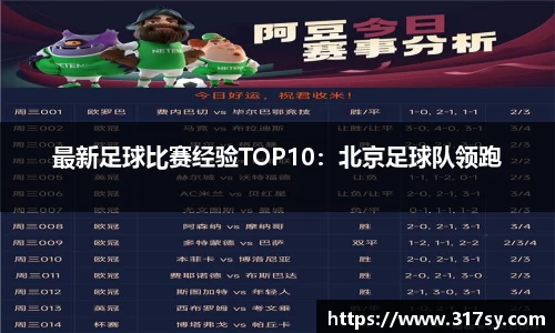 最新足球比赛经验TOP10：北京足球队领跑